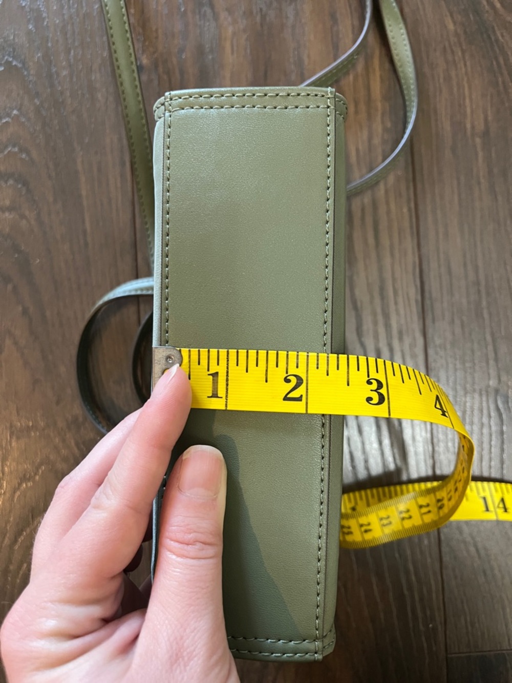 Tory Burch Ella Olive Green Mini Handbag - Picture 9 of 9